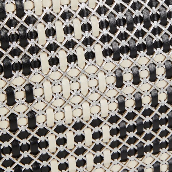 ROGER VIVIER Metallic woven leather tote, LIKE NEW - Picture 9 of 10